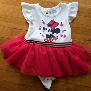 Minnie Mouse Tutu Skirt Onesie